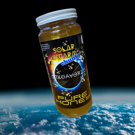 SOLAR SWARM Chunky- Pure Honey 1lb